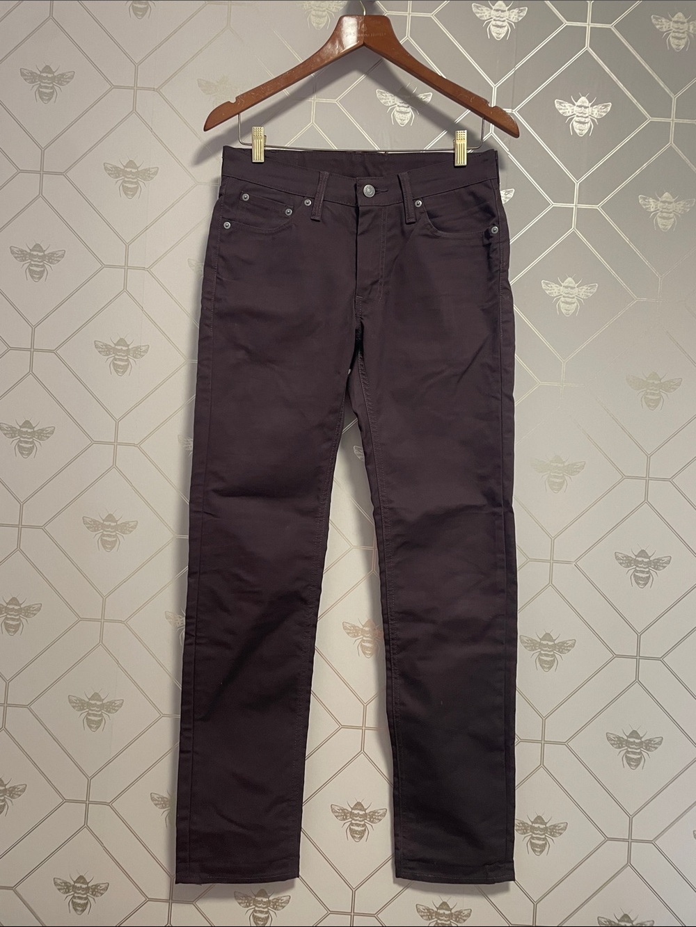 511s Men's Slim Straight Jeans - Burgandy